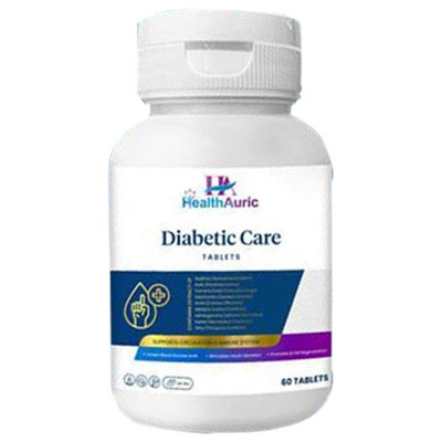 Diabetic Care Tablets | Ayurvedic Blood Sugar Support | Helps Regulate Glucose Levels & Improve Metabolism | Enriched With Jamun, Gudmar, Chirayata, Karela & Giloy | 60 Tablets